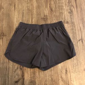 Gray champion running shorts